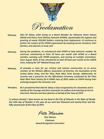 Proclamation #20 - Batey