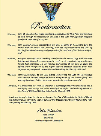 Proclamation #21 - Uhorchak