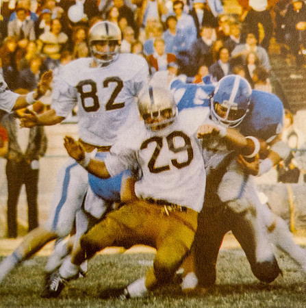 Clancy on the tackle.