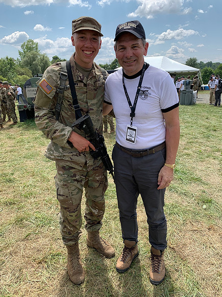 New Cadet and Bob McDonald.