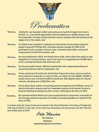 Proclamation #12 - Lee
