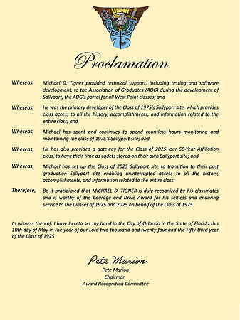 Proclamation #23 - Tigner